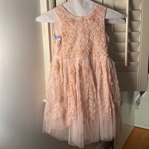 Pippa & Julie Size 4 pink flower girl or special occasion dress